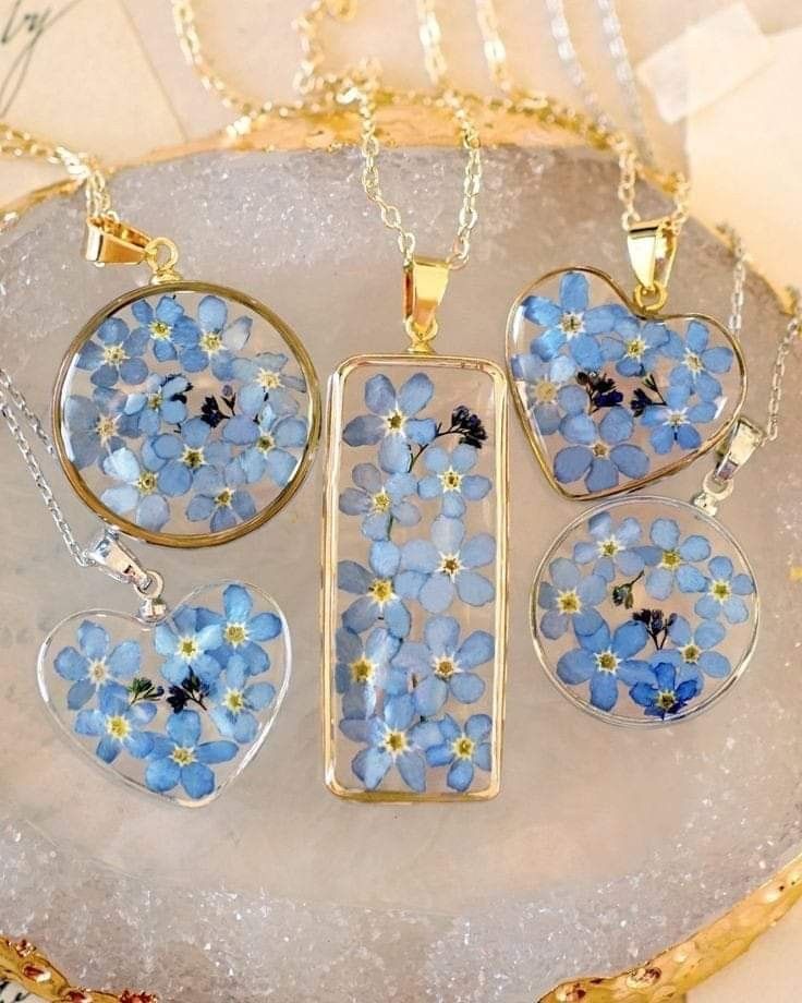 Floral Necklace Pendants